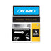 Dymo Rhino Tape Permanent Polyester 9mm Black on metallic 18485