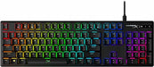 HyperX Alloy Origins - Keyboard - backlit - USB-C - QWERTY - UK - key switch: HyperX Red - black - for Microsoft Xbox One S, Xbox One S All-Digital Edition, Xbox One X, Xbox Series S, Xbox Series X, Sony PlayStation 4, Sony PlayStation 5
