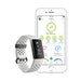 Fitbit Charge 3 - Special Edition - graphite - activity tracker with sport band - white frost - monochrome - Bluetooth - 30 g