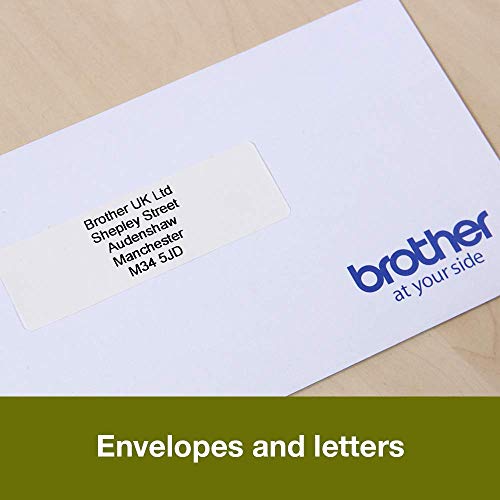 Brother DK-11201 - Black on white - 29 x 90 mm 400 label(s) (1 roll(s) x 400) address labels - for Brother QL-1050, 1060, 500, 550, 560, 570, 580, 600, 650, 700, 710, 720, 820
