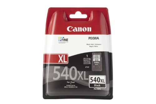 Canon PG-540XL - 5222B004 - 1 x Black - High Yield - Blister with security - Ink Cartridge - For PIXMA MG2250,MG3150,MG3250,MG3510,MG3550,MG4250,MX395,MX455,MX475,MX525,MX535