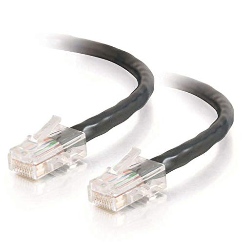 C2G Cat5e Non-Booted Unshielded (UTP) Network Crossover Patch Cable - Crossover cable - RJ-45 (M) to RJ-45 (M) - 2 m - UTP - CAT 5e - stranded, uniboot - black
