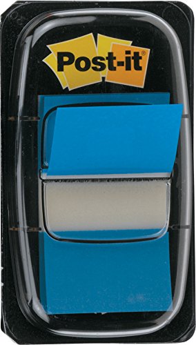 Best Value Post-it I680-2 Index Flags - Blue - Repositionable - 50 Flags Per Pack - 25mm