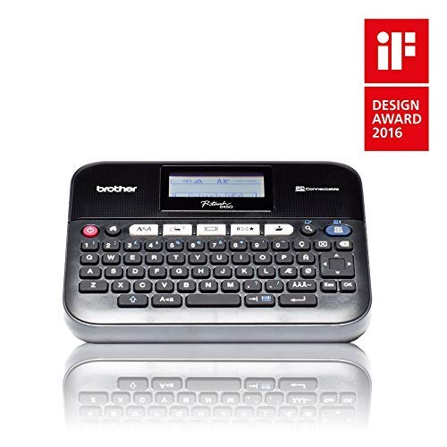 Best Value Brother PT-D450VP Label Maker, P-Touch Labeller, QWERTY Keyboard, Desktop