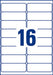 Best Value Avery Self Adhesive Address Mailing Labels, Inkjet Printers, 16 Labels Per A4 Sheet, 1600 labels, QuickDRY (J8162)