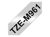Brother TZe-M961 - Black on matte silver - Roll (3.6 cm x 8 m) 1 roll(s) laminated tape - for P-Touch PT-3600, 550, 9200, 9400, 9500, 9600, 9700, 9800, D800, P900, P950