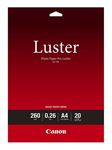 Best Value Canon A4 Pro Luster Photo Paper (Pack of 20)