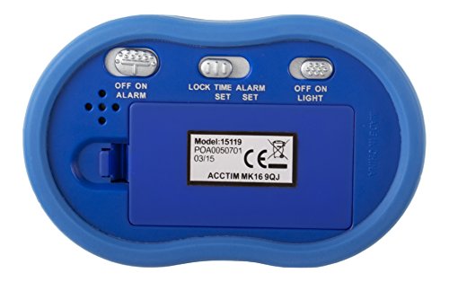 Acctim Vierra Alarm Clock Moroccan Blue 15119