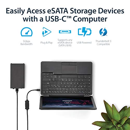 StarTech Cable USB C to eSATA Cable