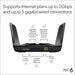 NETGEAR Nighthawk RAX80 - Wireless router - 5-port switch - GigE - 802.11a/b/g/n/ac/ax - Dual Band