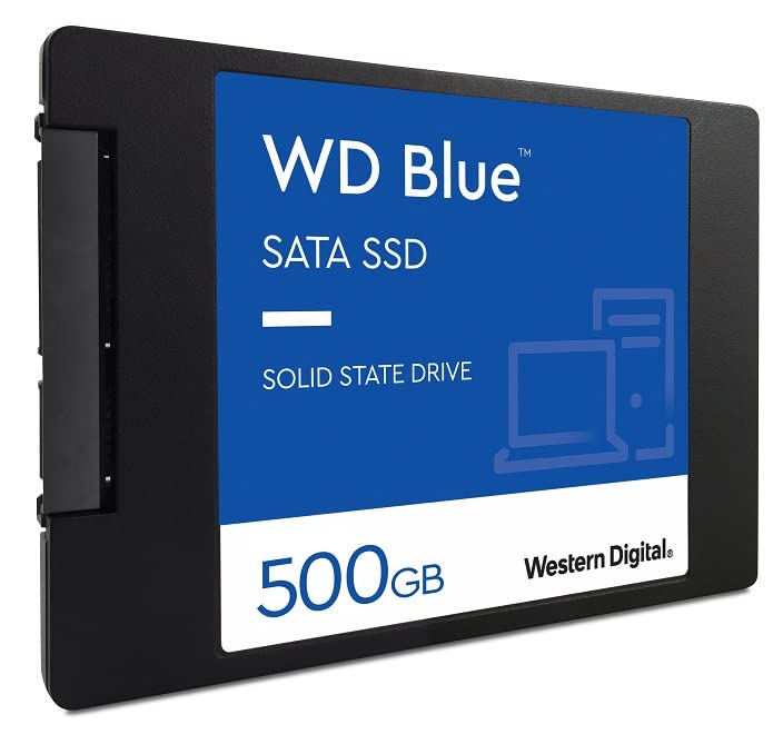 WD Blue PC SSD WDBNCE5000PNC - Solid state drive - 500 GB - internal - 2.5" - SATA 6Gb/s