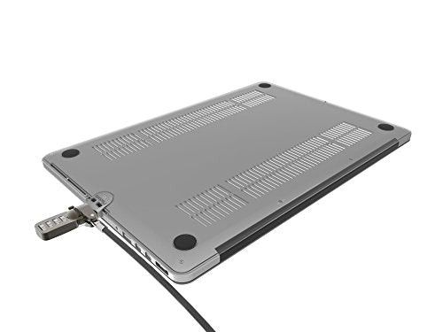 Compulocks MacBook Pro Touch Bar Lock Adapter With Combination Cable Lock - System security kit - silver - for Apple MacBook Pro with Touch Bar 13.3" 4x Thunderbolt 3 (Late 2016, Mid 2017, Mid 2018, Mid 2019, Early 2020), MacBook Pro with Touch Bar 15.4" (Late 2016, Mid 2017, Mid 2018, Mid 2019)