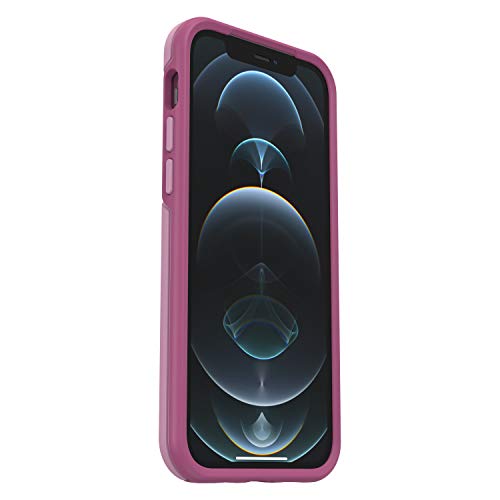 OtterBox Symmetry Series - Back cover for mobile phone - polycarbonate, synthetic rubber - cake pop pink - for Apple iPhone 12, 12 Pro