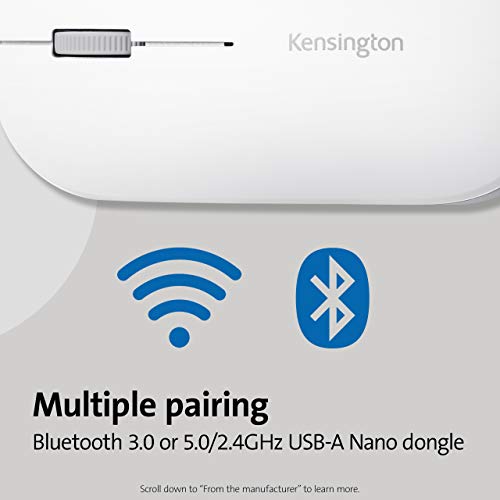 Kensington Suretrack Dual Wireless Mouse White Dd