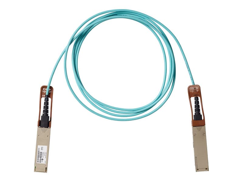 Cisco - 100GBase direct attach cable - QSFP to QSFP - 1 m - fibre optic - active - for P/N: C9500-32C-EDU, C9500-32QC-EDU, N9K-X9788TC-FX-RF, NCS-55A1-24H-B, NCS-55A1-36H-SE-S