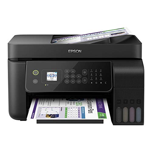 ET4700 - Multifunction printer - colour - ink-jet - A4/Legal (media) - up to 33 ppm (printing) - 100 sheets - 33.6 Kbps - USB, LAN, Wi-Fi - black