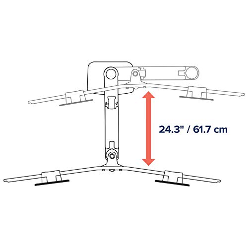 Ergotron LX Desk Dual Direct Arm - Mounting kit (articulating arm, desk clamp mount, 2 pivots, mounting hardware, hinge, extension part) for 2 LCD displays - white - screen size: up to 32" - desktop