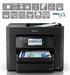 WorkForce Pro WF-4830DTWF, Inkjet Printers, MicroBusiness/Multi-fuction, A4, 4 Ink Cartridges, KCYM, Print, Scan, Copy, Fax, Yes (A4, plain paper), Touchscreen, 4,800 x 2,400 DPI, 36 pages/min Monochrome (plain paper 75 g/m2), 22 pages/min Colour (plain paper 75 g/m2), 500 Sheets Maximum, 1,200 DPI x 2,400 DPI (Horizontal x Vertical), 50 pages, USB host, Wi-Fi Direct, Hi-Speed USB - compatible with USB 2.0 specification, Wireless LAN IEEE 802.11b/g/n, Near Field Communication (NFC), Ethernet int