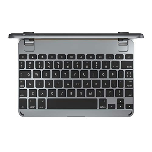 Brydge 7.9 Inches QWERTY English Bluetooth Wireless Keyboard for Apple iPad Mini 1st 2nd and 3rd Generation Lightweight Aluminium Body Backlit Keys Sp