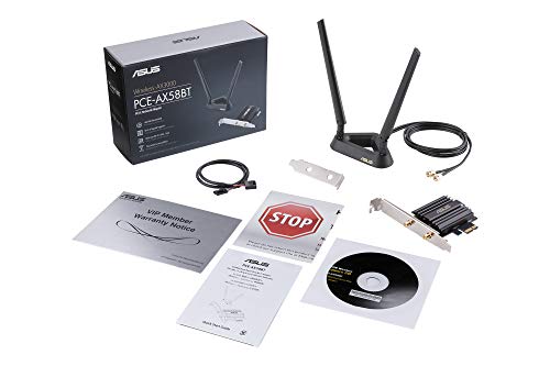 ASUS PCE-AX58BT - Network adapter - PCIe - 802.11a, 802.11b/g/n, Bluetooth 5.0, 802.11ax (Wi-Fi 6)