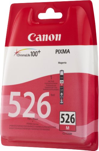 Canon CLI-526 M - 4542B006 - 1 x Magenta - Blister with security - Ink tank - For PIXMA iP4950,iX6550,MG5350,MG6150,MG6250,MG8150,MG8250,MX715,MX885,MX892,MX895