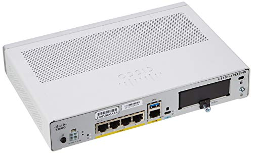 Cisco Integrated Services Router 1101 - Router - 4-port switch - GigE, 802.11ac Wave 2 - 802.11a/b/g/n/ac Wave 2 - Dual Band