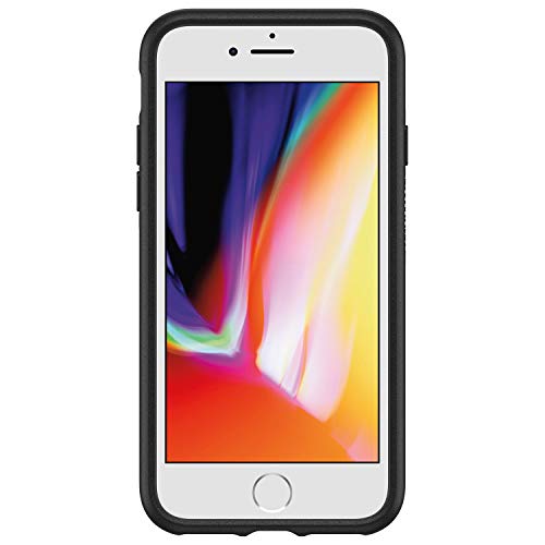 OtterBox Otter + Pop Symmetry Series - Back cover for mobile phone - polycarbonate, synthetic rubber - black - for Apple iPhone 7, 8, SE (2nd generation)