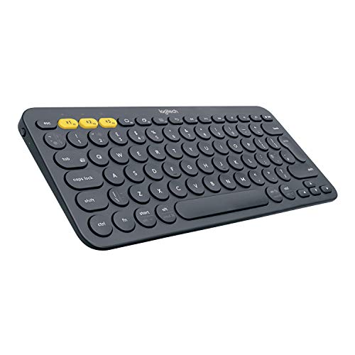 Logitech K380 Multi-Device Bluetooth Keyboard - Keyboard - Bluetooth - Spanish - black