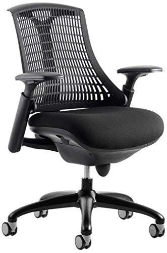 Flex Chair Black Frame With Black Back  KC0071