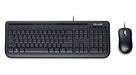 Microsoft Wired Desktop 600 for Business - Keyboard and mouse set - USB - German - black