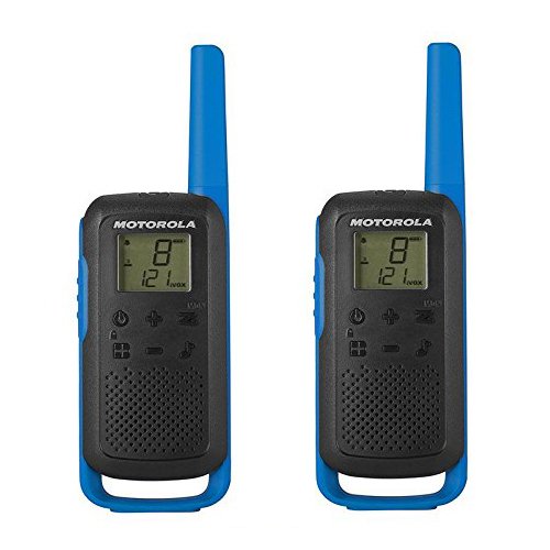 Best Value Motorola T62 PMR446 2-Way Walkie Talkie Radio Twin Pack - Blue
