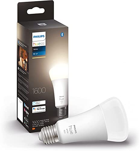 Philips Hue White - LED light bulb - shape: A67 - E27 - 15.5 W (equivalent 100 W) - class F - soft white light - 2700 K