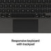 Apple Magic Keyboard - Keyboard and folio case - with trackpad - backlit - Apple Smart connector - QWERTY - Danish - for 10.9-inch iPad Air (4th generation), 11-inch iPad Pro (1st generation, 2nd generation)
