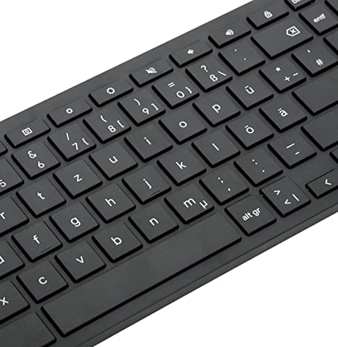 Targus AKB872 - Keyboard - works with chromebook - antimicrobial - wireless - Bluetooth 5.2 - QWERTZ - German - key switch: Scissor-Key - black