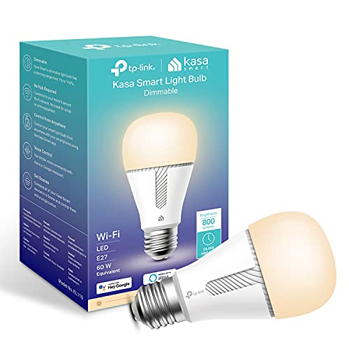 TP-Link KL110 - LED light bulb - shape: A19 - E26 - 10 W (equivalent 60 W) - white light - 2700 K