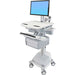 Ergotron StyleView Cart with LCD Pivot, SLA Powered, 1 Tall Drawer - Cart - for LCD display / PC equipment (open architecture) - lockable - aluminium, zinc-plated steel, high-grade plastic - screen size: up to 24" - 66 Ah - Lead Acid