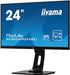 XUB2492HS-B1 LED monitor - 24" (23.8" viewable) - 1920 x 1080 Full HD (1080p) - IPS - 250 cd/m2 - 1000:1 - 5 ms - HDMI, VGA, DisplayPort - speakers - black