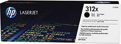 HP 312X - CF380X - 1 x Black - Toner cartridge - High Yield - For Color LaserJet Pro MFP M476dn, MFP M476dw, MFP M476nw