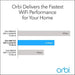 NETGEAR Orbi RBK752 - Wi-Fi system (router, extender) - up to 5,000 sq.ft - mesh - GigE - 802.11a/b/g/n/ac/ax - Tri-Band