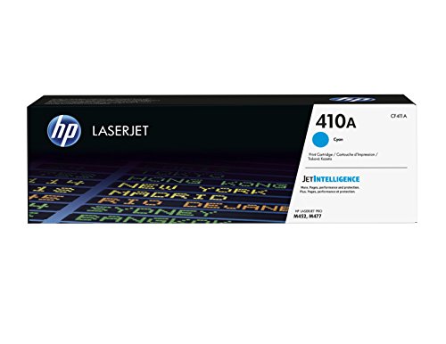 HP 410A - Cyan - original - LaserJet - toner cartridge (CF411A) - for Color LaserJet Pro M452, MFP M377, MFP M477