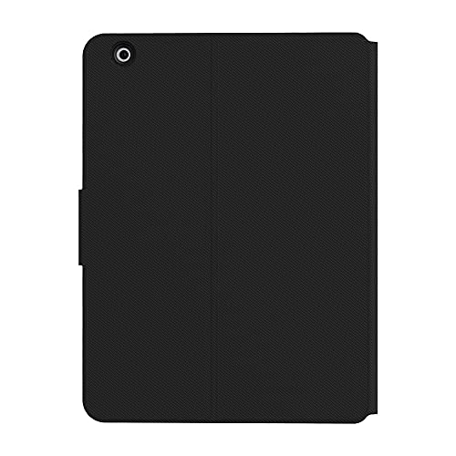 Incipio Sureview - Flip cover for tablet - polyurethane, polycarbonate - jet black - for Apple 10.2-inch iPad
