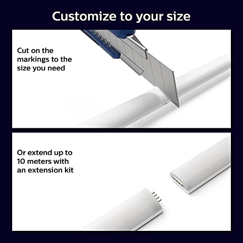 Philips Hue White and Colour Ambiance Gradient - Light strip - LED - 20 W - 2200-6500 K - white