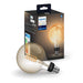 Philips Hue - LED filament light bulb - shape: G125 - B22 - 7 W (equivalent 40 W) - class A+ - soft white light - 2100 K - transparent
