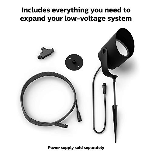 Philips Hue White and Color Ambiance Lily XL - Spot light - LED - 15 W (equivalent 80 W) - 16 million colours - 2000-6500 K - black