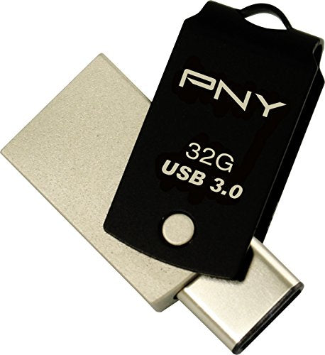 PNY UCD10 - USB flash drive - 32 GB - USB 3.0 / USB-C