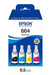 EPSON 664 ECOTANK 4 COLOUR PACK INK CART