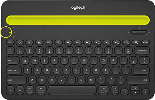 Logitech Multi-Device K480 - Keyboard - Bluetooth - French - black