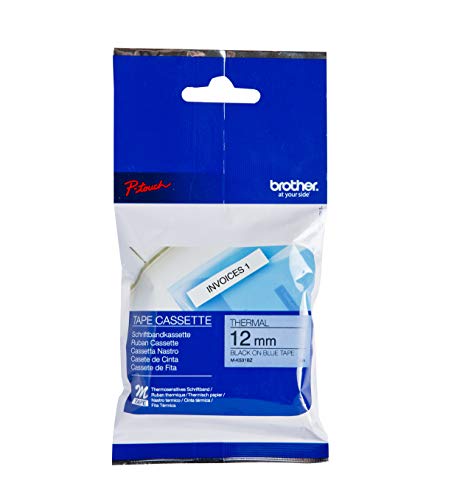 Brother M-K531BZ - Black on blue - Roll (1.2 cm x 8 m) 1 roll(s) non-laminated tape - for P-Touch PT-55, PT-65, PT-75, PT-85, PT-90, PT-BB4