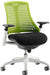 Flex Chair White Frame Green Back KC0058