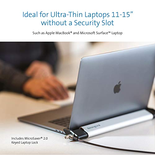 Kensington Laptop Locking Station 2.0 - MicroSaver 2.0 Keyed Lock - System security kit - 15.6"